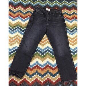 Free People Black Jeans Size 31 Mom Jeans